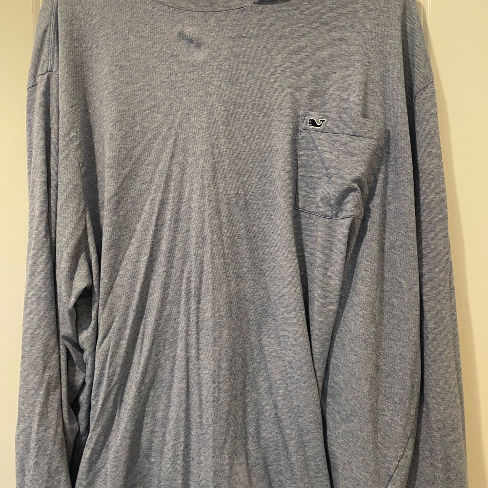 Vineyard Vines Men's Blue Long Sleeve Tee